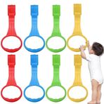 FOORAINDA Bebek Çekme Halkası 8 Paket Bebekler Stand Up Yürümeyi Öğrenmek Yardımcısı Kolu Bebek Oyun Parkı ve Beşik