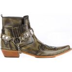 FootCourt Erkek Kovboy Bot (Western) - Yeşil