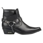 FootCourt Siyah İçi Kürklü Western Kovboy Bot Siyah 40