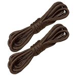 Foottab Yuvarlak Bot Bağcığı, Fitilli Dayanıklı Sağlam Bağcık, Ayakkabı Bağcığı Bağı Ipi Kahve 120 cm