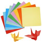 Foowztao 200 adet origami kağıt çift taraflı renk 6x6 inç kare kolay kat kağıt Beginn DIY sanat el sanatları projeleri için