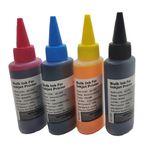 For HP DeskJet Ink Advantage 2600 Kartuş Dolum Mürekkebi Takım 4x100ML 4 Renk Set Mürekkep Muadil