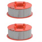 for HPLIVE Çim biçme makinesi, otomatik iplik makarası, 1,6 mm, 8 m, çim biçme makinesi, for BOSCH ART 23 26 30 Combitrim, ART 23/26 EASYTRIM için (2 makara)