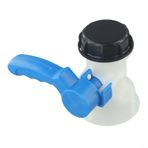 for HPLIVE Su Deposu IBC Çıkış Vanası için 75mm DN50 Küresel Vana Plastik Entegre Kelebek Vana 75mm DN50 1000L IBC Ton Kova