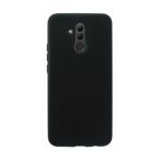 for Huawei Mate 20 Lite ile uyumlu darbe emici esnek silikon siyah lansman cep telefonu kılıf (Huawei Mate 20 Lite)