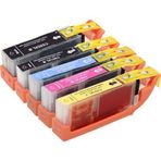 For Lexmark Canon Pixma Mg6450 Muadil Kartuş Takım 5 Renk Set Yüksek Kapasite 550Xl 551Xl