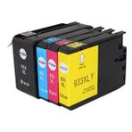 For Lexmark Hp 932Xl-Hp 933Xl 4 Renk Muadil Kartuş Officejet 7510/7610/7612/7110/6700/6600/6100