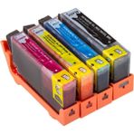 For Lexmark Hp Deskjet 3070A Kartuş Set 4 Renk Takım Muadil Yüksek Kapasite 364Xl