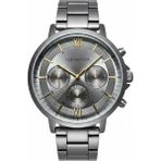 For Motion Erkek Kol Saati Gri Renk, Gri Kadran - Şık Metal Kordon, 2 Yıl Garantili - 41 mm - 45 mm
