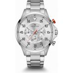 For Motion Erkek Kol Saati Gümüş Renk, Gümüş Kadran - Şık Metal Kordon, 2 Yıl Garantili - 41 mm - 45 mm