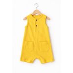 For My Baby Yazlık Cepli Bebek Tulum