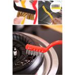 For Prime 3lü Mini Detay Temizleme Fırçası Banyo Mutfak Ocak Kir Pas Fırçası 3lü