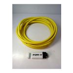 For-X Amfi Tesisat Güç Kablosu 6ga + Çakmak - Oto Anfi 6ga Power Kablosu - 5 Metre