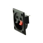 For-X Bass Kabin Terminali 5.5cm x 5.5cm - Kare Subwoofer Kabin Terminali - Kabin Ses Portu