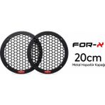 For-X Midrange Kapağı 20CM - For-X 20CM Metal Hoparlör Kapak - 2 Adet