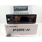 For-x Teyp For-x Bluetoothlu , Usb , Aux Ve Radyo Çalar 4x60w Çift Amfi Çıkışlı Ve 7 Renk Oto Teyp