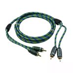 For-X X-1122G-2 Metre Kaliteli Profesyonel-Bakır Rca Anfi Kablosu