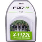 For-X X-1122L 2 RCA + 2 RCA 5 mt Bakır Kablo