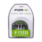 For-X X-1122L 2 RCA + 2 RCA Bakır 5 m Amfi Kablo