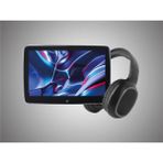 For-X Xb- Portatif Koltuk Arkası 2 Ad Monitör Başlık 2/32 GB Eğlence Sistemi Kulaklık