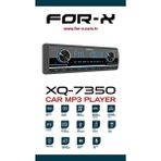 For-X XQ-7350 BULUOTOOHTLU OTO TEYP