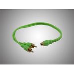 For-x XY-012 Yüksek Kalite 2 Rca Erkek 1 Rca Dişi Bakır Y Kablo Araç İçi Aksesuarları