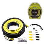 For-X XY-6KIT 6GA Bakır Vakumlu Oto Amfi Kablo Seti
