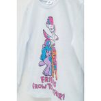 For You Kids 4'lü My Little Ponny Tshirt Şort Pantolon Lila Takım - 5 - 6 Yaş