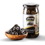 Fora Dilimli Siyah Zeytin 160 G (8'Li Paket)