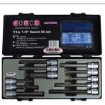 Force 11 Parça 1/2" Lokmalı Torx-Hex Uzun Bits Seti Profesyonel (Tr'de Tek)