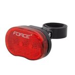 Force 3 Ledli Yuvarlak Bisiklet Arka Kırmızı Stop Lambası