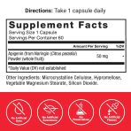 Force Factor Apigenin Prostate Health Stress Support Antioxidant 50MG 60 Caps