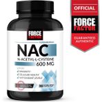 Force Factor N-Acetyl-L-Cysteine Nac 600 Mg Immune Health Support 200 Kapsul Abs