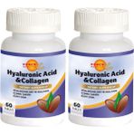 Force Nutrition Hyaluronic Acid Collagen 2 x 60 Tablet Hyaluronik Asit Kolajen