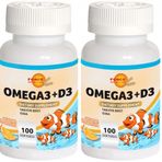 Force Nutrition Omega 3 D3 Portakal Aromalı 2x100 Kapsül Balık Yağı