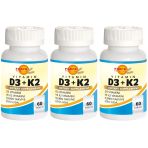 Force Nutrition Vitamin D3 K2 3x60 Tablet