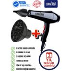 Forceone 5500 Turbo Profesyonel Fön Makinesi + Vigo Başlık | 2400 Watt Yüksek Performans