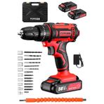 Forces Power FRC58PRO-TRX 58 v 10 ah Bakır Sargı Metal Şanzıman Çift Akülü Darbeli Matkap ve Vidalama Seti