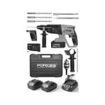 Forces Power Germany Cordless 88 W 10 Ah 4.2 Joule Çift Akülü Sjs Metal Şanzıman Kırıcı Delici Hilti Seti