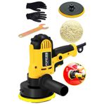 forces power Germany Yellow Compact 3200 W 6 Kademe Devir Ayarlı Zımpara Polisaj Pasta Cila Ve Parlatma Makinası
