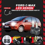 Ford C-max 2003-2010 Uzun Far Uyumlu Şimşek Etkili Led Xenon Premium Series H1