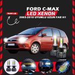 Ford C-max 2003-2010 Uzun Far Uyumlu Şimşek Etkili Led Xenon Pro Series H1