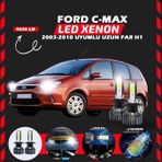 Ford C-max 2003-2010 Uzun Far Uyumlu Şimşek Etkili Led Xenon Pro Series H1