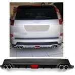 Ford C Max Uyumlu Body Kit Difüzör 4 Çıkış Yuvarlak Siyah Model 2