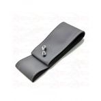 Ford Connect Uyumlu Deri Dikmeli Direksiyon Kilifi Gri Deri-Gri Ip 38×10.5Cm A+ Plus