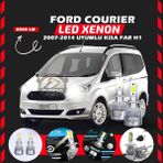 Ford Courier 2007-2014 Kısa Far Uyumlu Şimşek Etkili Led Xenon Performance Series H1