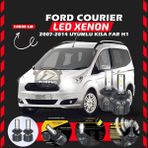 Ford Courier 2007-2014 Kısa Far Uyumlu Şimşek Etkili Led Xenon Premium Series H1