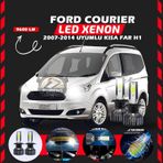 Ford Courier 2007-2014 Kısa Far Uyumlu Şimşek Etkili Led Xenon Pro Series H1