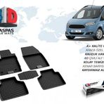 Ford Courier 4D 2014 ve Üstü Siyah Havuzlu Kauçuk Paspas