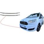 Ford Courier Ön Tampon Çıtası 2 Parça 2014 ve 2017 Model Yılları ile Uyumludur - Krom